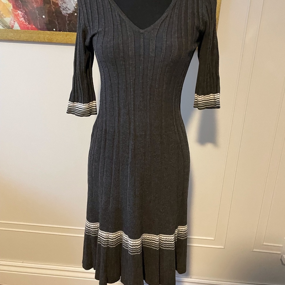 Max Studio / Knit Flare Dress Sz M